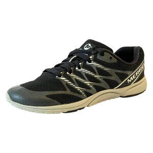 Merrell Bare Access Ultra Black/Silver Minimalist Running Shoe/Sneaker Women 7.5